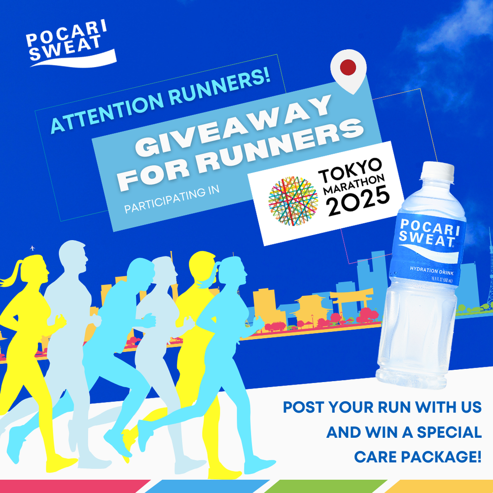 Tokyo Marathon Hydration Giveaway | Try Pocari