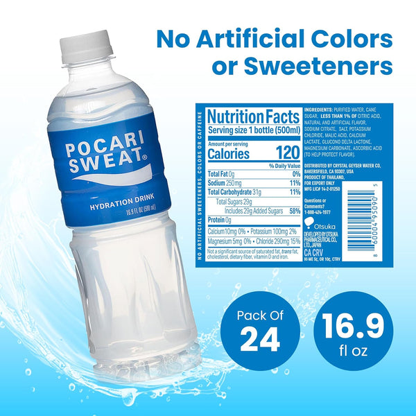 Pocari Sweat 500ml Bottles (24 Pack) | Try Pocari