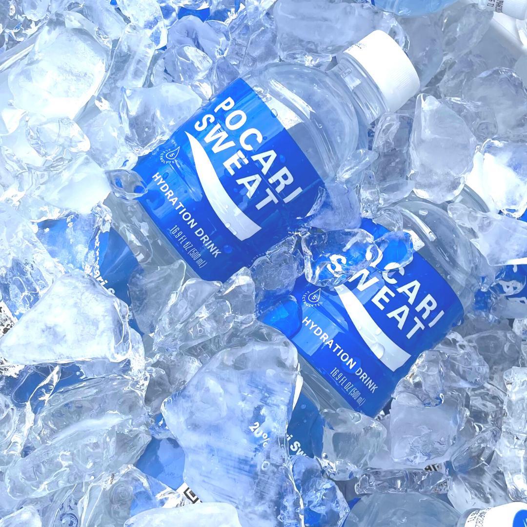 Pocari Sweat 500mL on ice